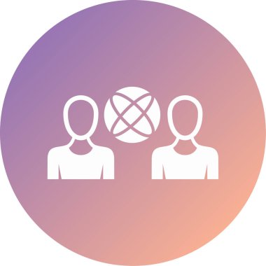 İnsan simgesinin vektör illüstrasyonu