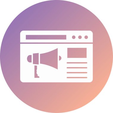 seo modern simgesinin vektör illüstrasyonu