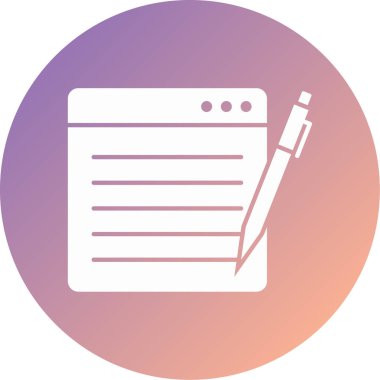 Web simgesi vektör illüstrasyonu