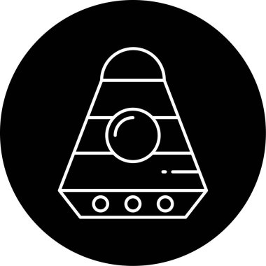 Uzay Kapsülü vektör çizimi