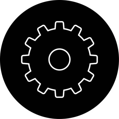 ayar simgesi vektör illüstrasyonu