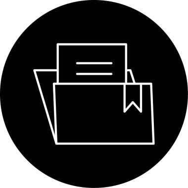 dizin simgesi vektör illüstrasyonu