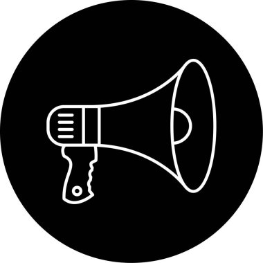 hoparlör simgesi vektör çizim