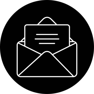 E- posta simgesi vektör illüstrasyonu