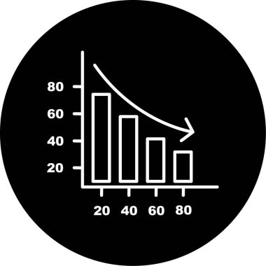  İş Hattı simge vektör illüstrasyonunu reddet