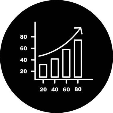 iş büyümesi simgesi vektör illüstrasyonu