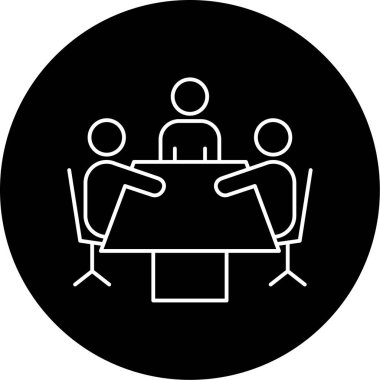 toplantı simgesi çizimi