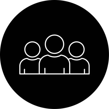 Takım simgesi vektör illüstrasyonu