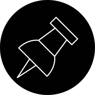 İş için basit simge, vektör illüstrasyonuna bas