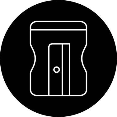 İş için basit simge keskinleştirici, vektör illüstrasyonu