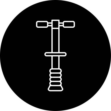 Pogo İş için basit simge yapıştır, vektör illüstrasyonu