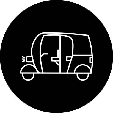 İş için basit bir otomatik çekçek simgesi, vektör illüstrasyonu