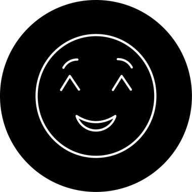 Utangaç simge vektör illüstrasyonu