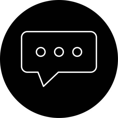 kabarcık konuşma simge vektör çizim