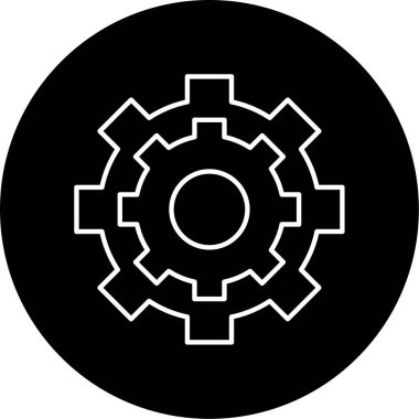 ayar simgesi vektör illüstrasyonu