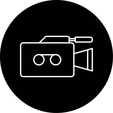 video cam simge vektör çizim