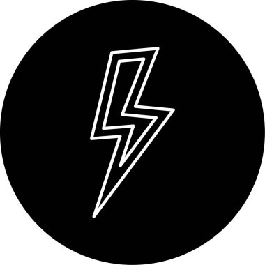 flaş simge vektör illüstrasyonu