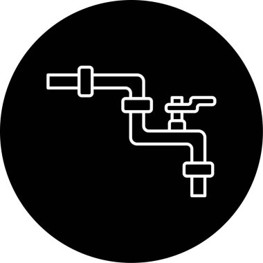 Boru simge vektör çizim