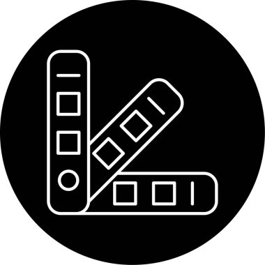 Pantone simge vektör illüstrasyonu