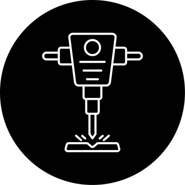 Kaya matkabı ikonu vektör illüstrasyonu