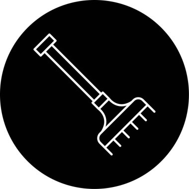 tırmık simgesi vektör çizimi