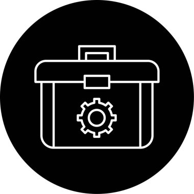 Araç kutusu simge vektör çizim