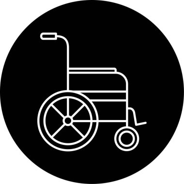Özürlü simge vektör illüstrasyonu