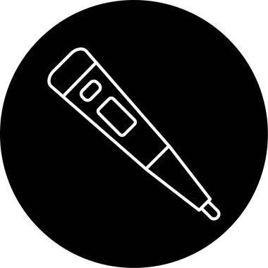 termometre simgesi vektör illüstrasyonu