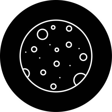 Dolunay simgesi vektör illüstrasyonu