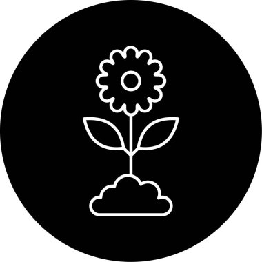 Bahar simgesi vektör illüstrasyonu