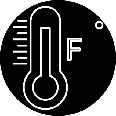 Fahrenheit simge vektör çizim