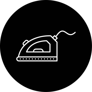 Demir ikon vektör illüstrasyonu