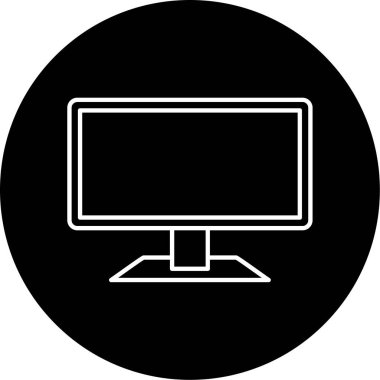 Lcd Simge vektör çizimi