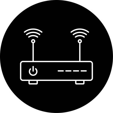 Modem simge vektör çizim