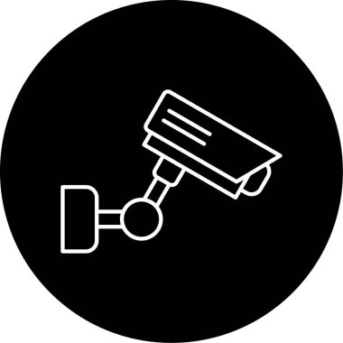 CCTV simge vektör çizim