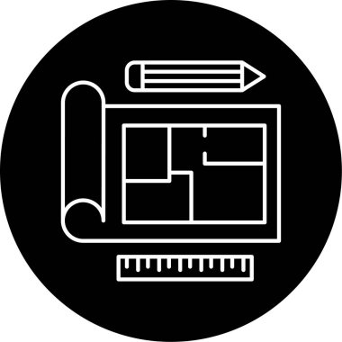 plan simgesi çizimi