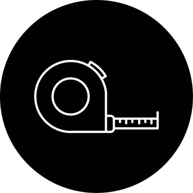 Teyp simgesi çizimi ölçülüyor