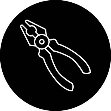 Plier simge vektör illüstrasyonu