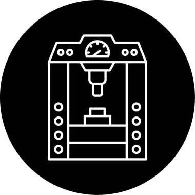 Makine simge vektör resimlemesine bas