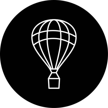 hava balonu vektör illüstrasyonu