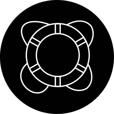 yaşam şamandırası vektör illüstrasyonu