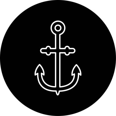 çapa simgesi vektör illüstrasyonu