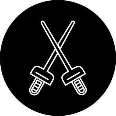 Eskrim simgesi vektör illüstrasyonu