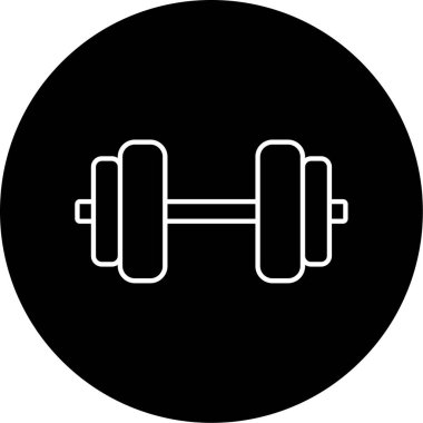 dambıl simgesi vektör illüstrasyonu