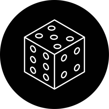 zar simgesi vektör illüstrasyonu