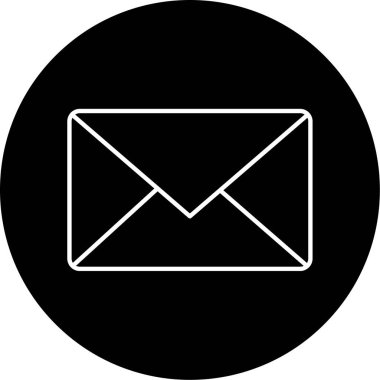 E- posta simgesi vektör illüstrasyonu