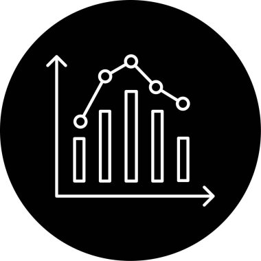 istatistik ikonu vektör illüstrasyonu