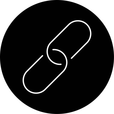 bağlantı simgesi vektör illüstrasyonu