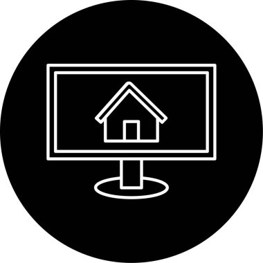 Ana sayfa simge vektör çizim