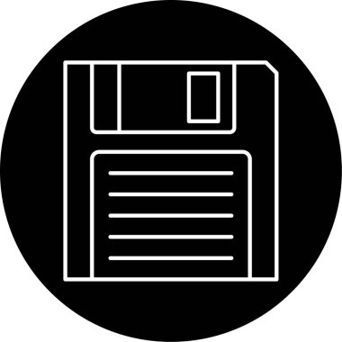 Simge vektör illüstrasyonunu kaydet